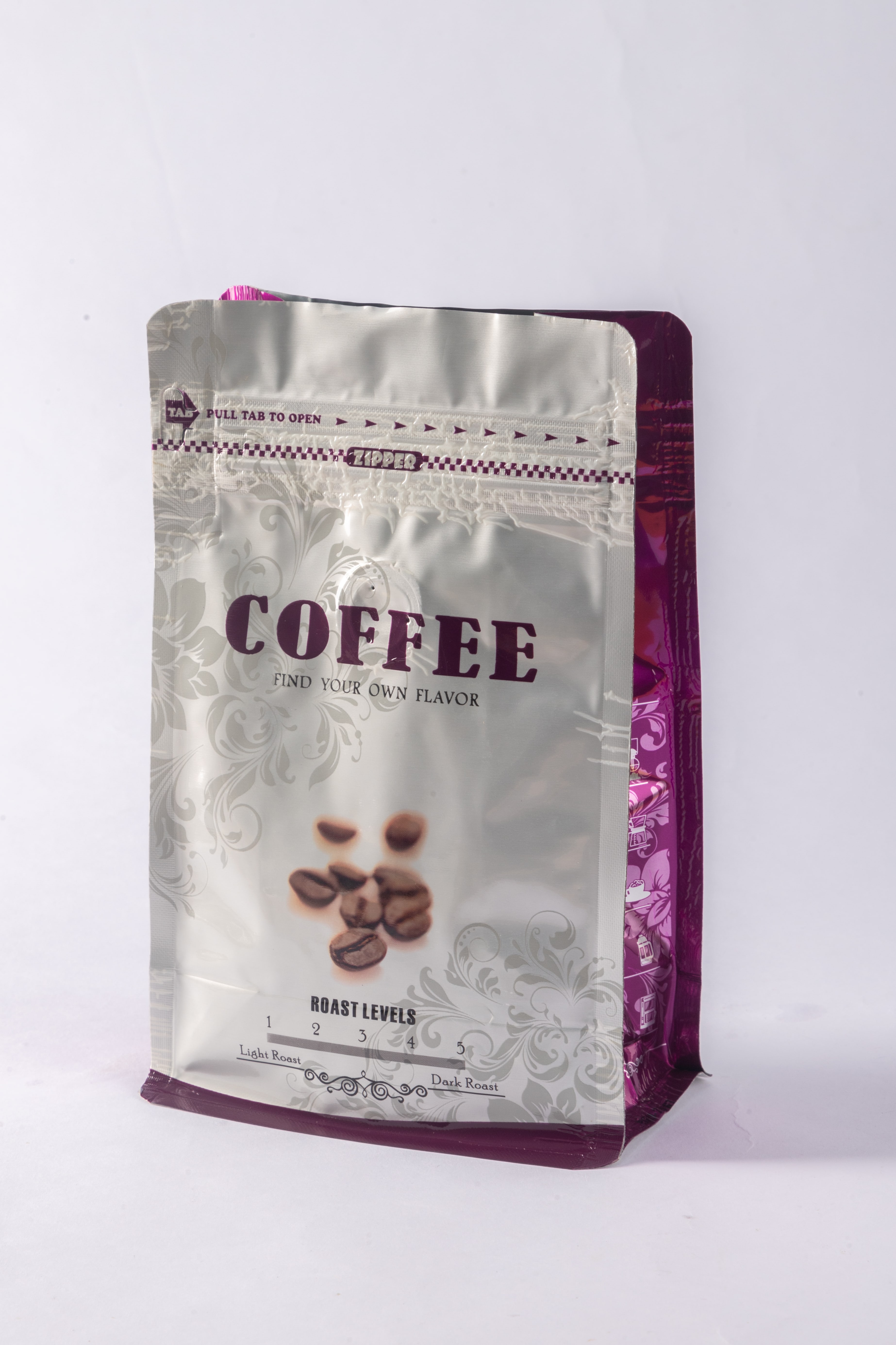 Coffee Bag with Valve - Kraft Style