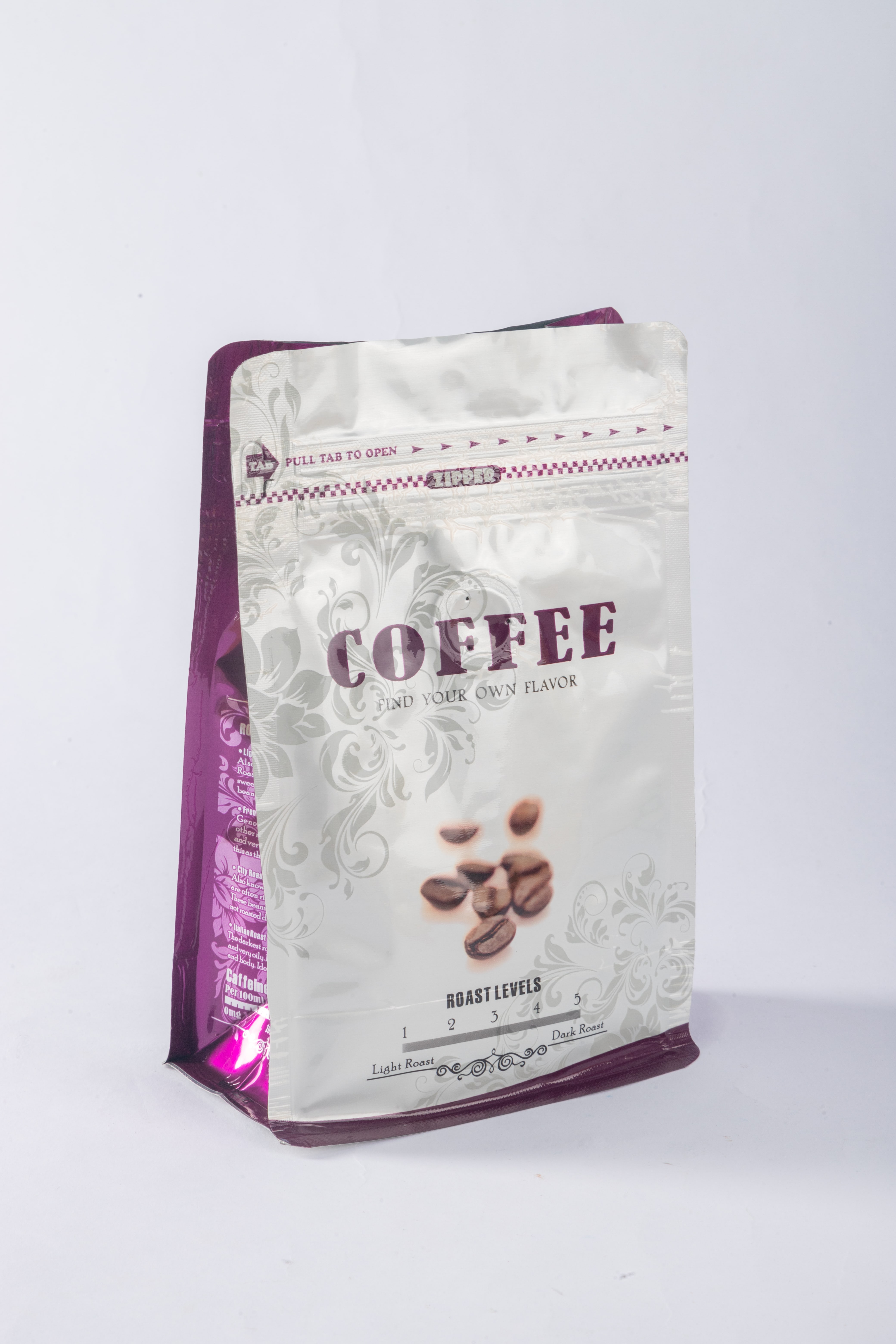 Coffee Bag with Valve - Kraft Style thumbnail 3